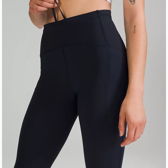 Lululemon Speed Up Mid-Rise Tight 28" Black size 6 - Picture 2 of 6